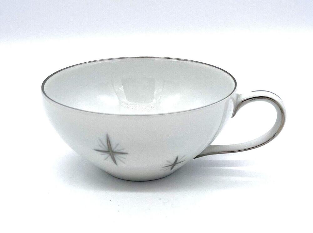 MCM Fukagawa Arita #713 Fine China Tea Cup Atomic Starburst Japan
